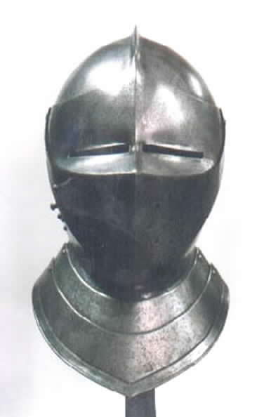 16th. Century Close Helm Front