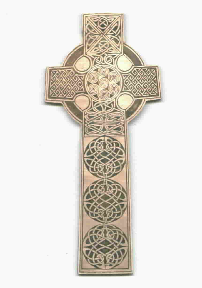 bronze celtic cross